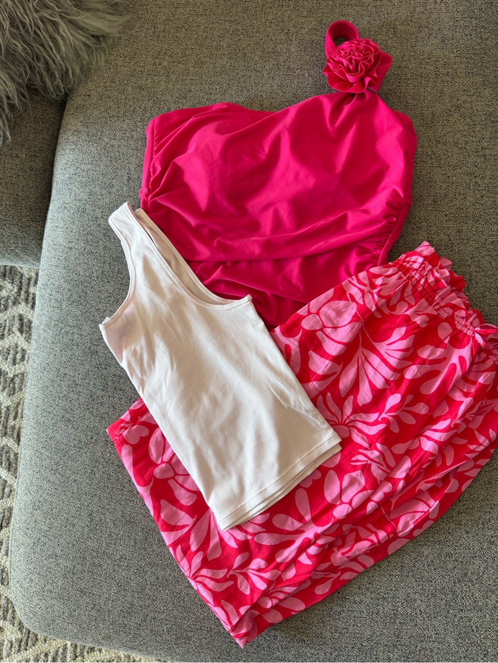 BUNDLE- tank, swimsuit, pants